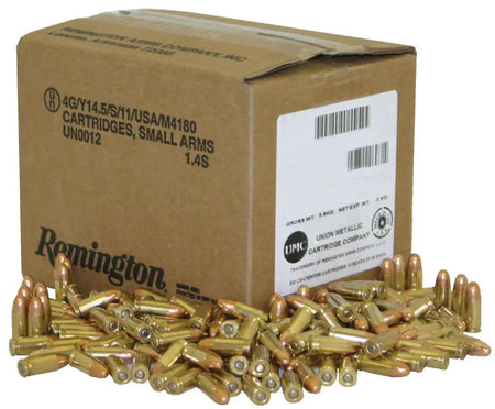 Remington 9mm Luger / Parabellum UMC Bulk Full Metal Jacket 115 Grain 500/Box