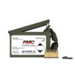 PMC Rifle Ammunition 5.56 NATO 62 gr Green Tip 2920 fps 1680/ct w/Bandoleer Metal Box (2-Metal Boxes) 1680/ct Total