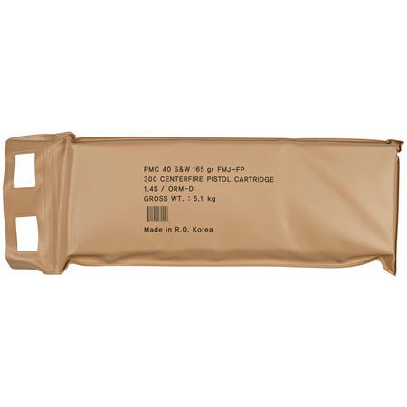 PMC .40 S&W Bronze Battle Pack Full Metal Jacket Flat Point 165 Grain 300/Box
