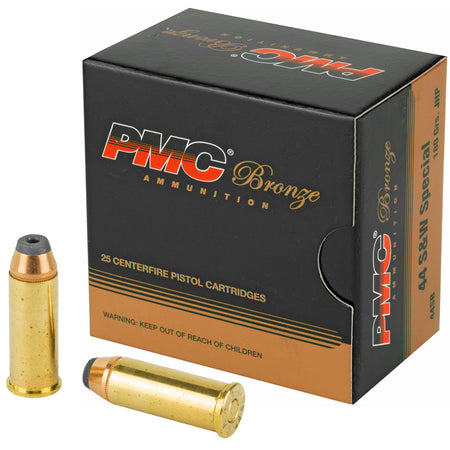 PMC .44 S&W Special Bronze Jacketed Hollow Point 180 Grain 25/Box