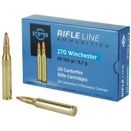 Prvi Partizan PP2702 Soft Point 150 Grain .270 Winchester 2850 fps