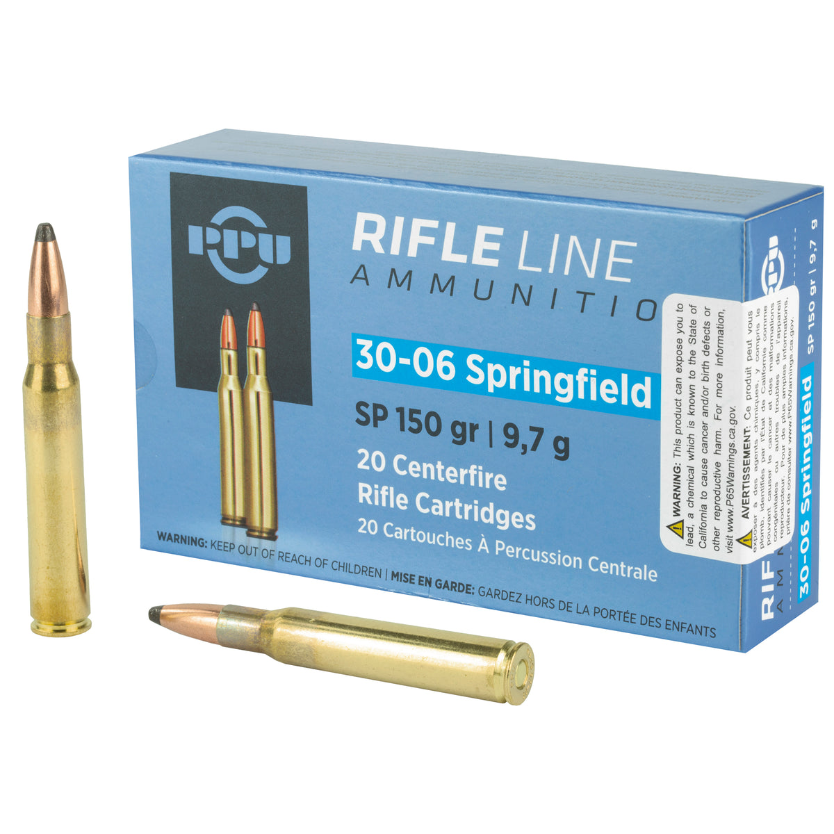 Prvi Partizan .30-06 Springfield Standard Rifle Soft Point 150 Grain 20/Box