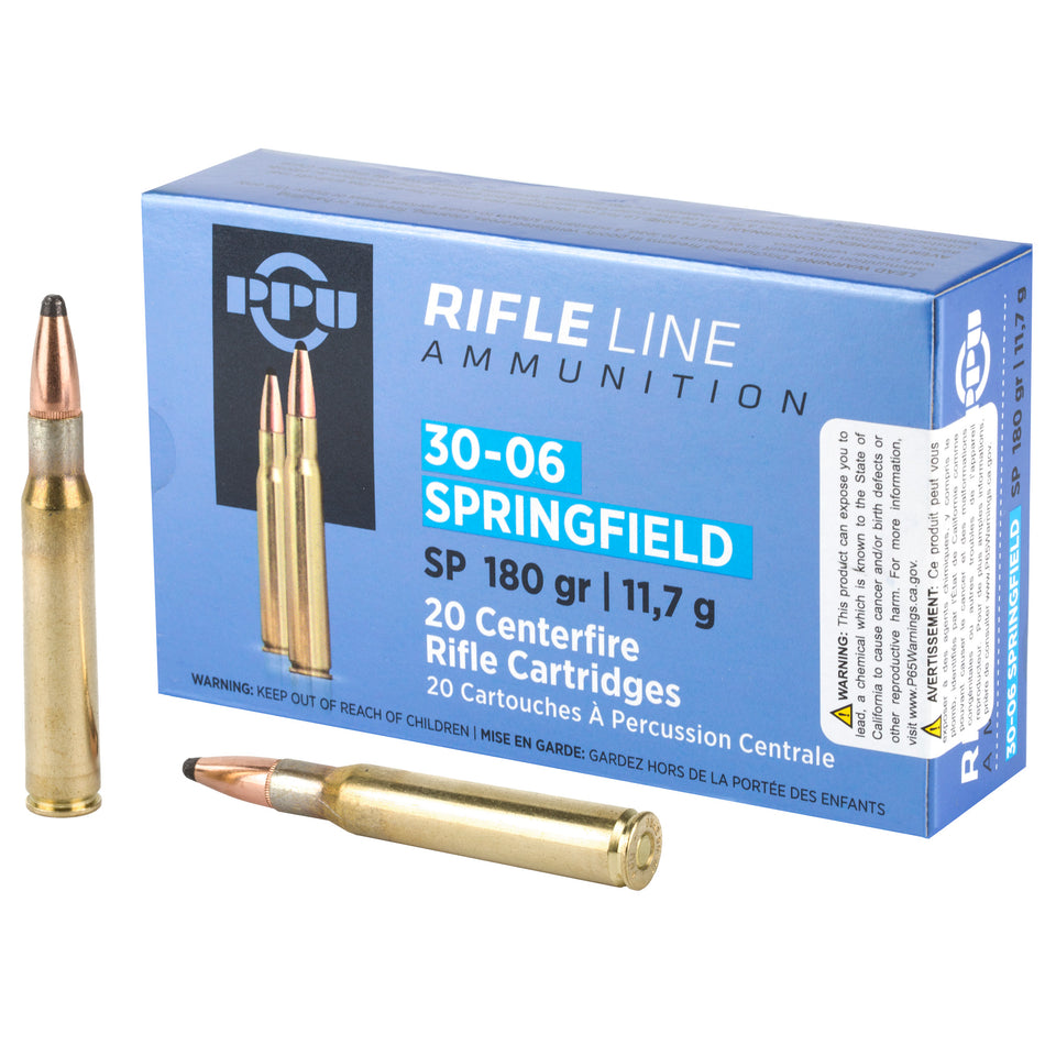 Prvi Partizan .30-06 Springfield Standard Rifle Soft Point 180 Grain 20/Box