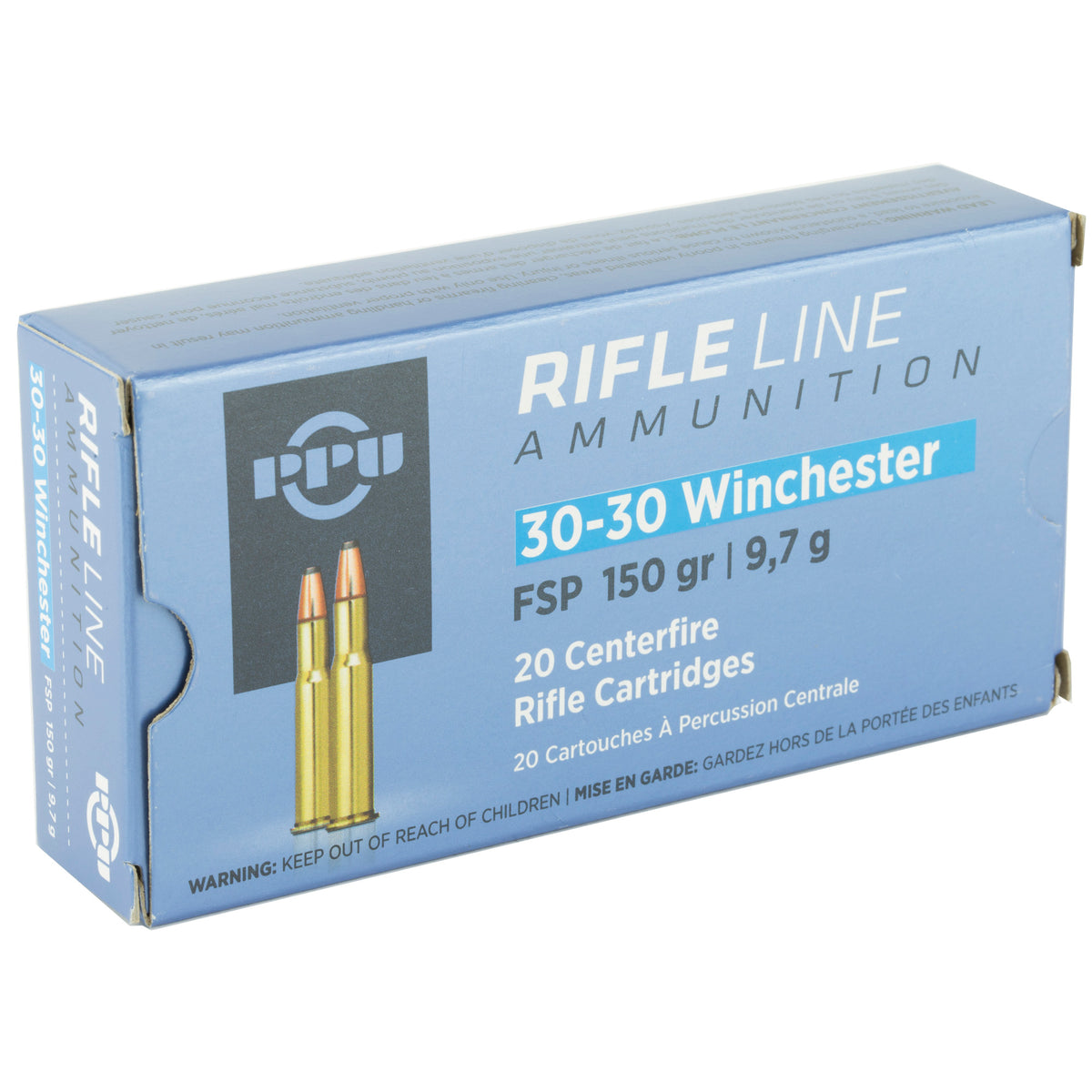 Prvi Partizan .30-30 Winchester Standard Rifle Flat Soft Point 150 Grain 20/Box