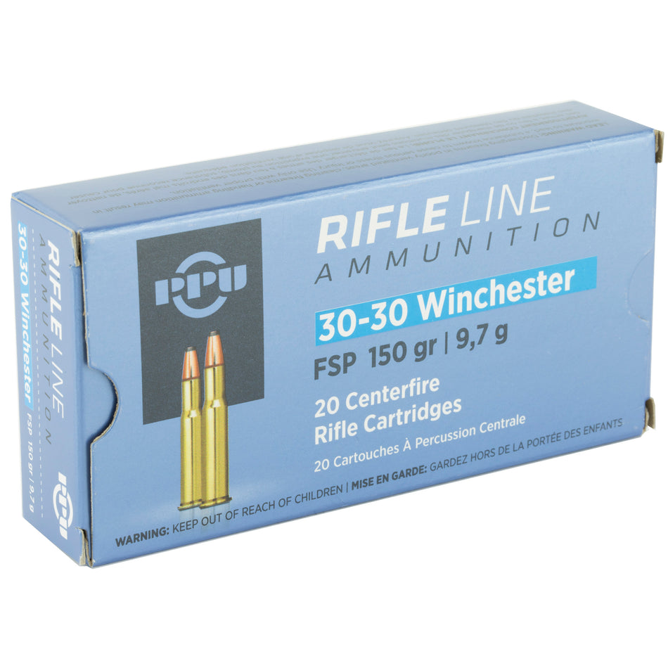 Prvi Partizan .30-30 Winchester Standard Rifle Flat Soft Point 150 Grain 20/Box
