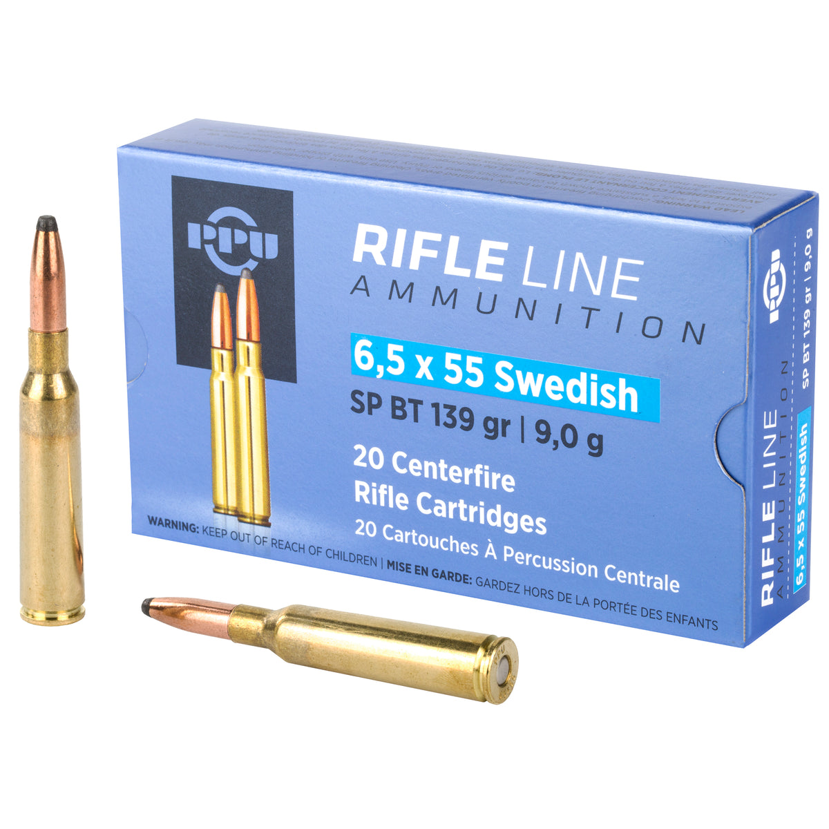 Prvi Partizan 6.5x55mm Swedish Rifle Soft Point 139 Grain 20/Box