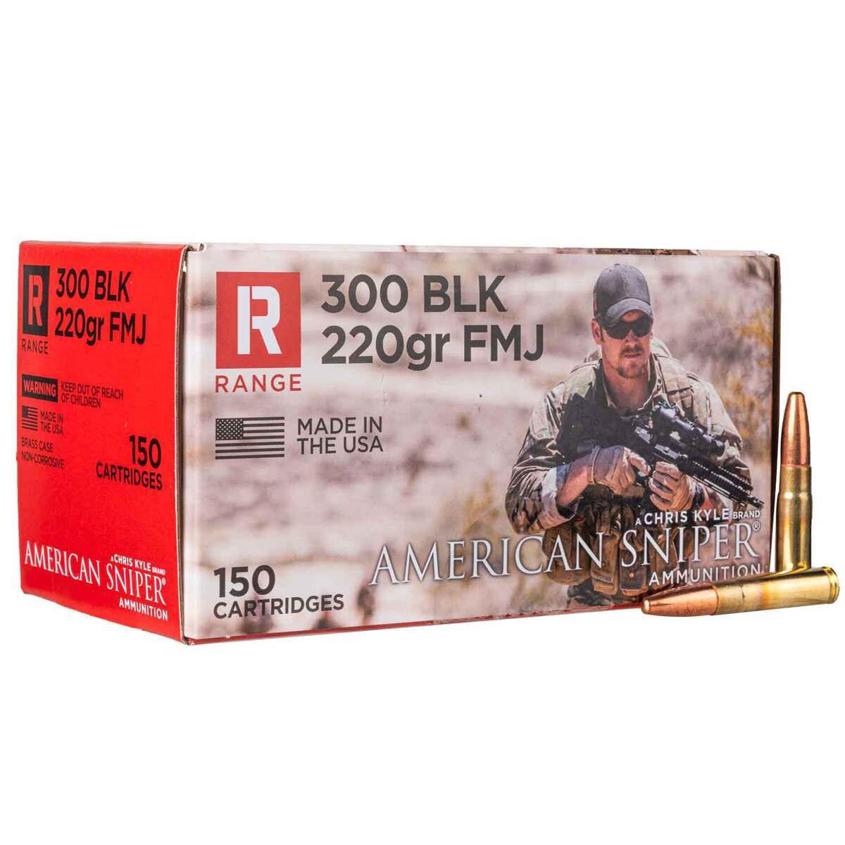 American Sniper .300 AAC Blackout  Full Metal Jacket 220 Grain 150/Box