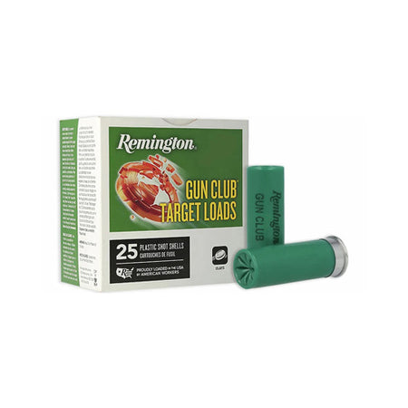 Remington 12 Gauge Gun Club Target Loads #8 1-1/8 oz 2.75 in 25/Box [Item 5516]
