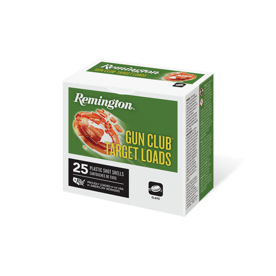 Remington 20 Gauge Gun Club Target Loads #7.5 7/8 oz 2.75 in 25/Box