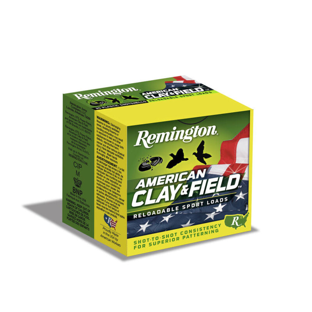 Remington 20 Gauge American Clay & Field Sport Loads #8 7/8 oz 2.75 in 25/Box