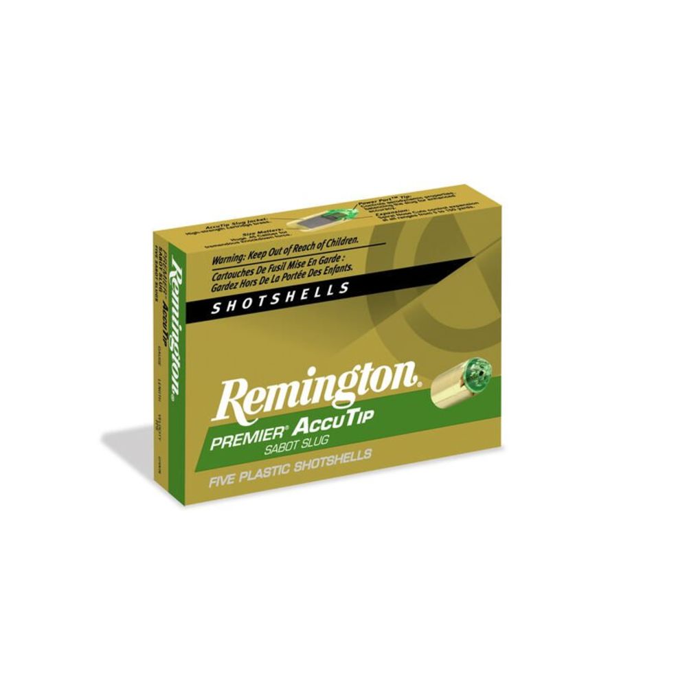 Remington 12 Gauge Premier AccuTip Hunting Sabot Slug Slug 7/8 oz 3 in 5/Box
