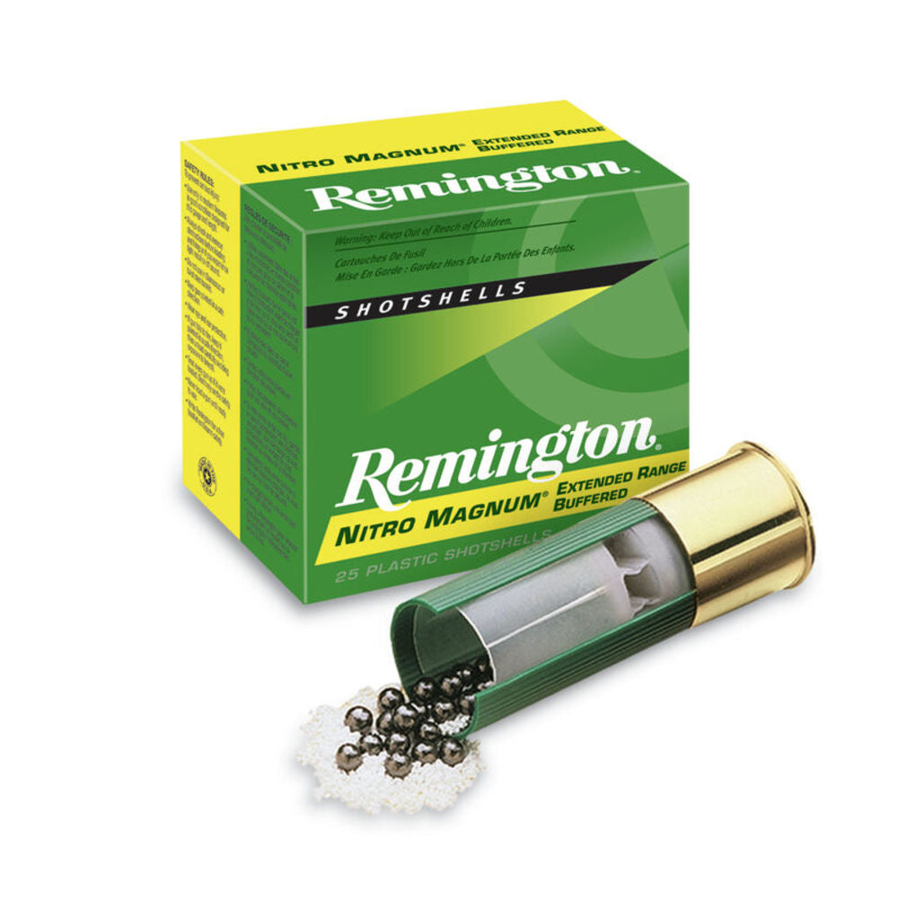 Remington 12 Gauge Nitro Magnum Extended Range Buffered Upland #4 1-5/8 oz 3 in 25/Box
