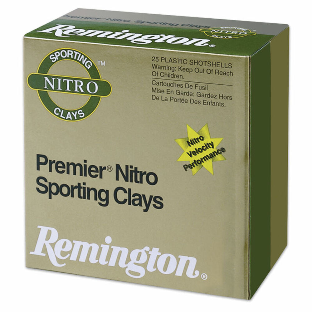 Remington 12 Gauge Premier Nitro Gold Sporting Clay #7.5 1 oz 2.75 in 25/Box [Item 6246]