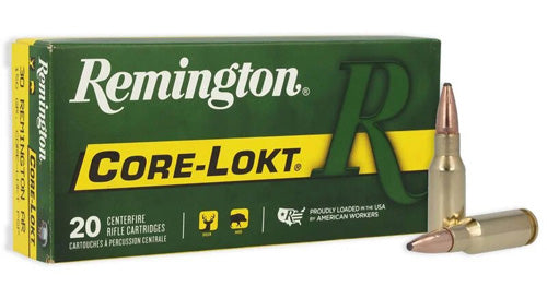 Remington .30 Remington AR Core-Lokt Pointed Soft Point 150 Grain 20/Box