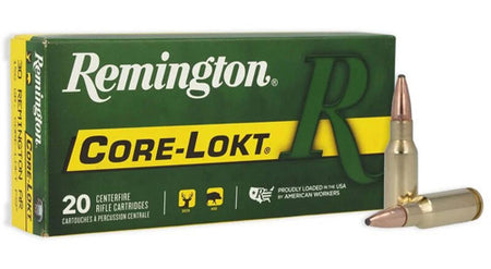 Remington .30 Remington AR Core-Lokt Pointed Soft Point 150 Grain 20/Box