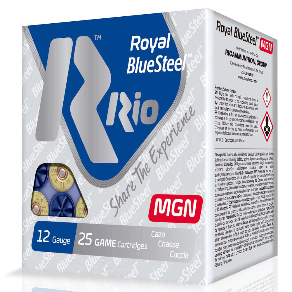 Rio Ammunition 12 Gauge Royal BlueSteel Magnum #3 1-3/8 oz 3 in 25/Box [Item 5993]