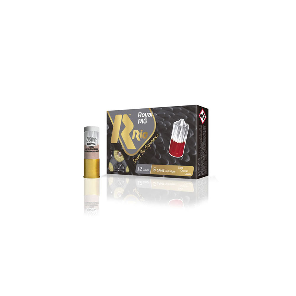 Rio Ammunition 12 Gauge Royal MG Armoured Slug Slug 1-1/8 oz 2.75 in 5/Box [Item 11382]