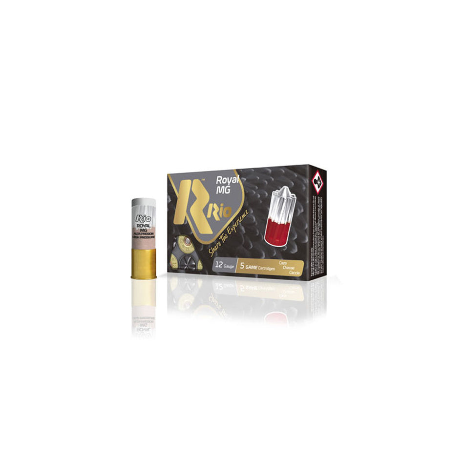 Rio Ammunition 12 Gauge Royal MG Armoured Slug Slug 1-1/8 oz 2.75 in 5/Box [Item 11382]