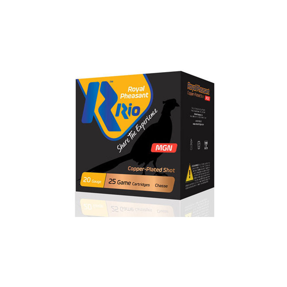 Rio Ammunition 20 Gauge Royal Pheasant Copper MGN #5 1-1/4 oz 3 in 25/Box