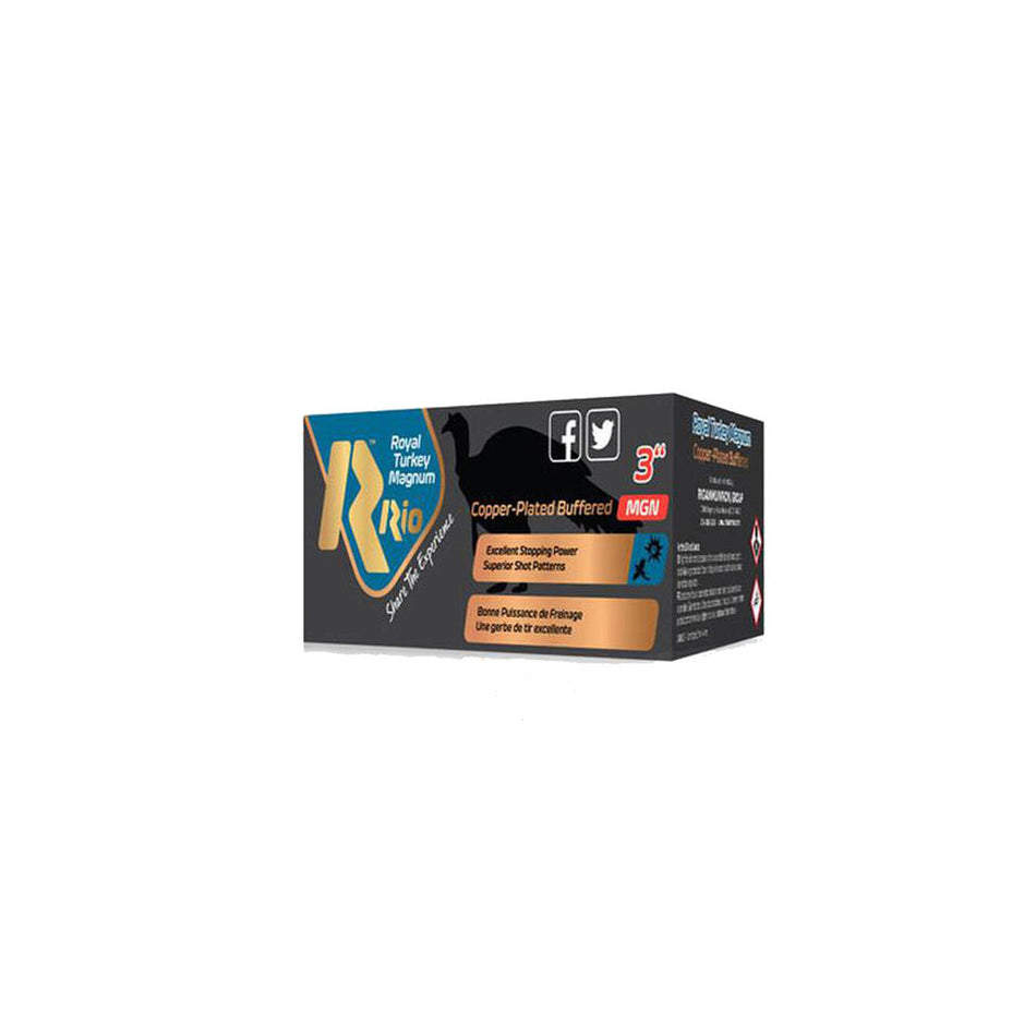 Rio Ammunition 12 Gauge Royal Turkey Buffered Copper MGN 50 #4 1-3/4 oz 3 in 10/Box