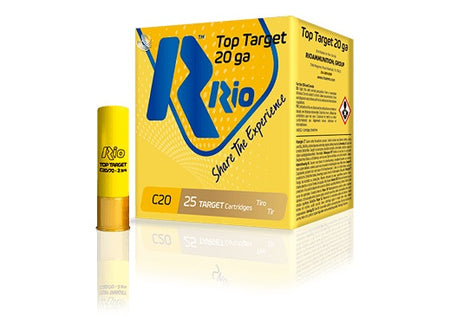 Rio Ammunition 20 Gauge Top Target Heavy Field #7.5 7/8 oz 2.75 in 25/Box [Item 7044]