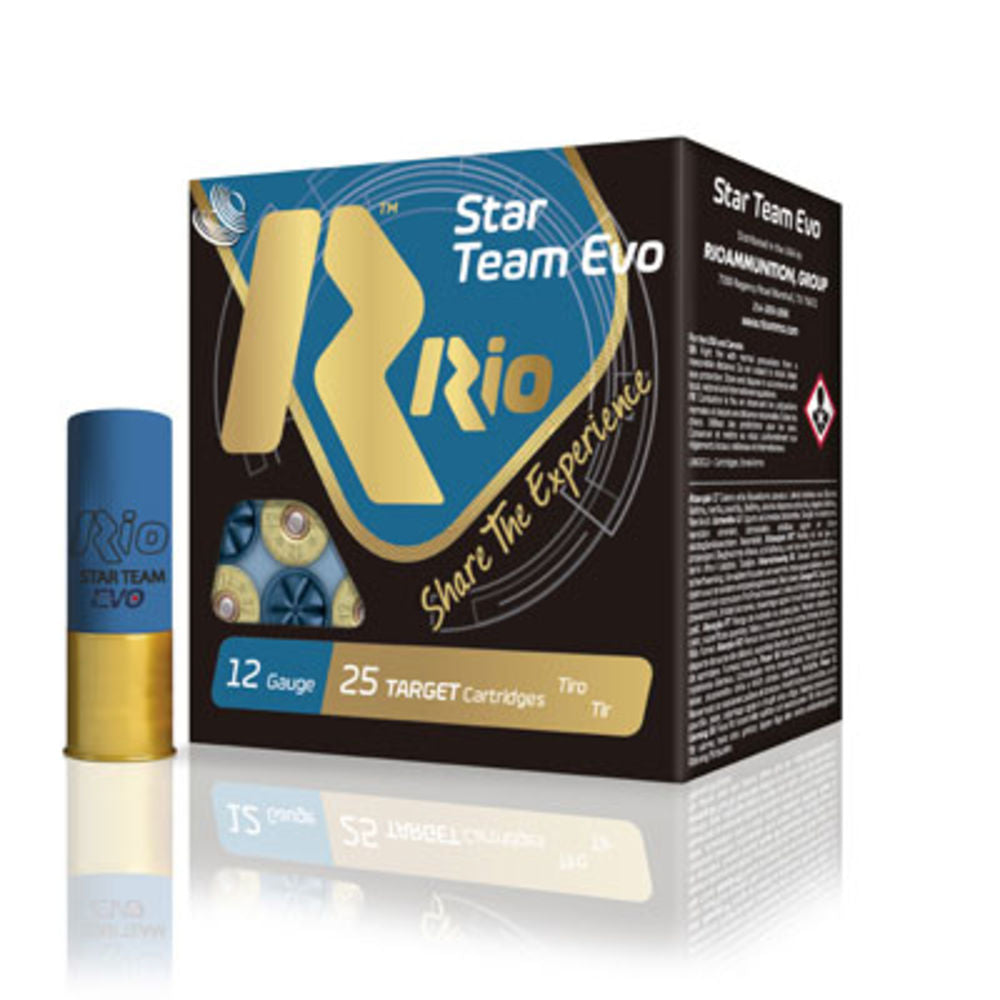 Rio Ammunition 12 Gauge Star Team EVO Low Recoil #7.5 1-1/8 oz 2.75 in 25/Box