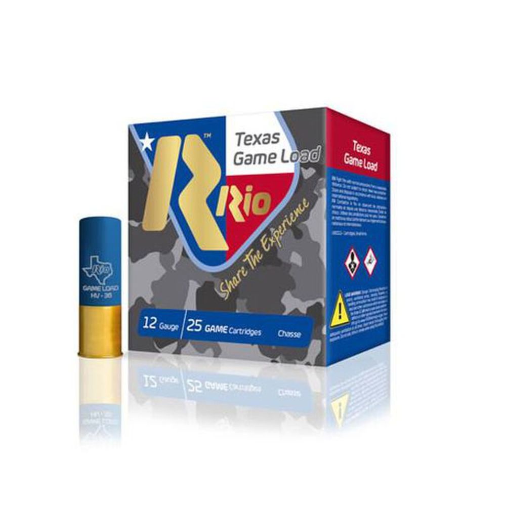 Rio Ammunition 12 Gauge Texas Game Load #8 1-1/4 oz 2.75 in 25/Box [Item 11401]