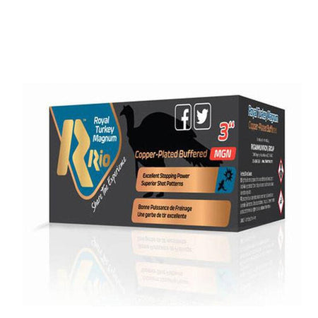 Rio Ammunition 12 Gauge Royal Turkey Buffered Copper MGN 50 #6 1-3/4 oz 3 in 10/Box [Item 11431]