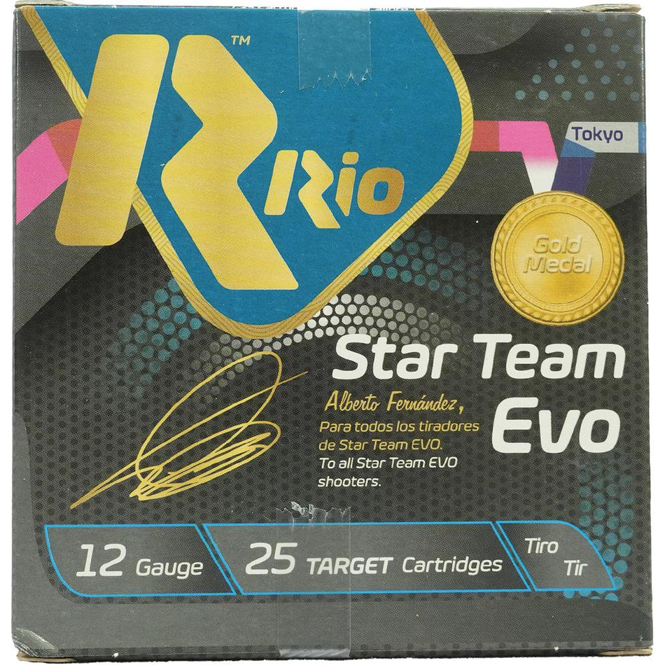Rio Ammunition 12 Gauge Star Team EVO High Velocity #8 1 oz 2.75 in 25/Box