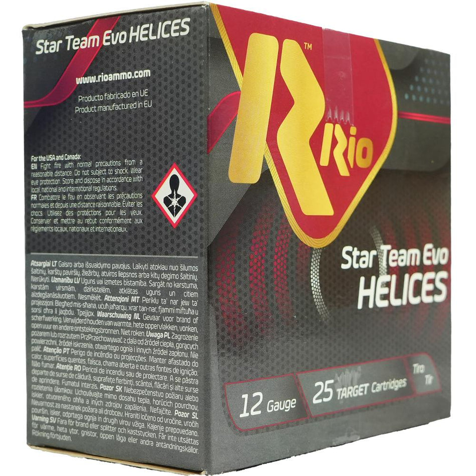 Rio Ammunition 12 Gauge Star Team EVO Helices #7.5 1 oz 2.75 in 25/Box [Item 11439]
