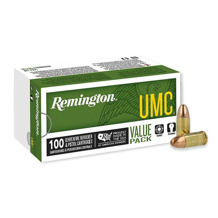 Remington 9mm Luger / Parabellum UMC Value Pack Full Metal Jacket 115 Grain 600/Box
