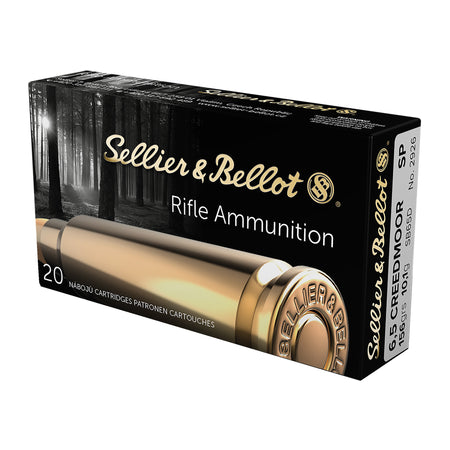 Sellier and Bellot 6.5mm Creedmoor Rifle Soft Point 156 Grain 20/Box [Item 2411]