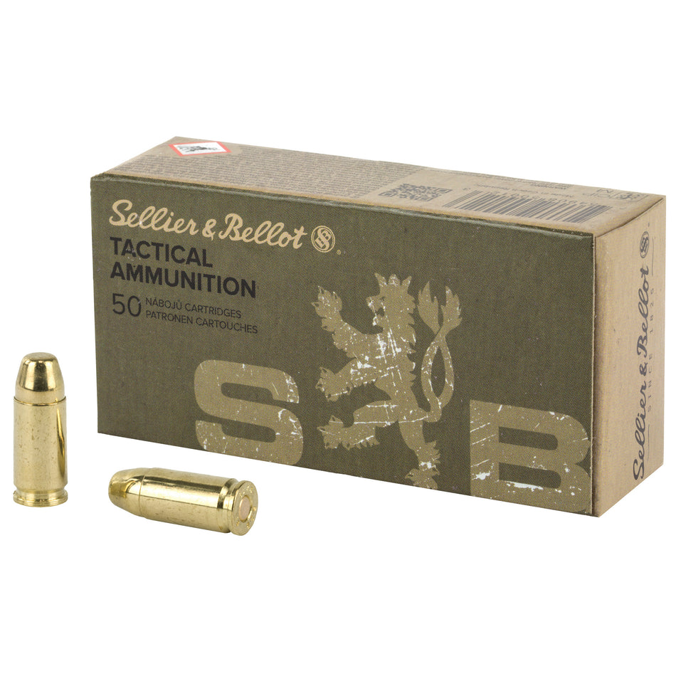 Sellier and Bellot 9mm Luger / Parabellum Subsonic Full Metal Jacket 140 Grain 50/Box [Item 1187]