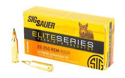 Sig Sauer .22-250 Remington Sig Sauer Elite Series Varmint & Predator Polymer Tip 40 Grain 20/Box