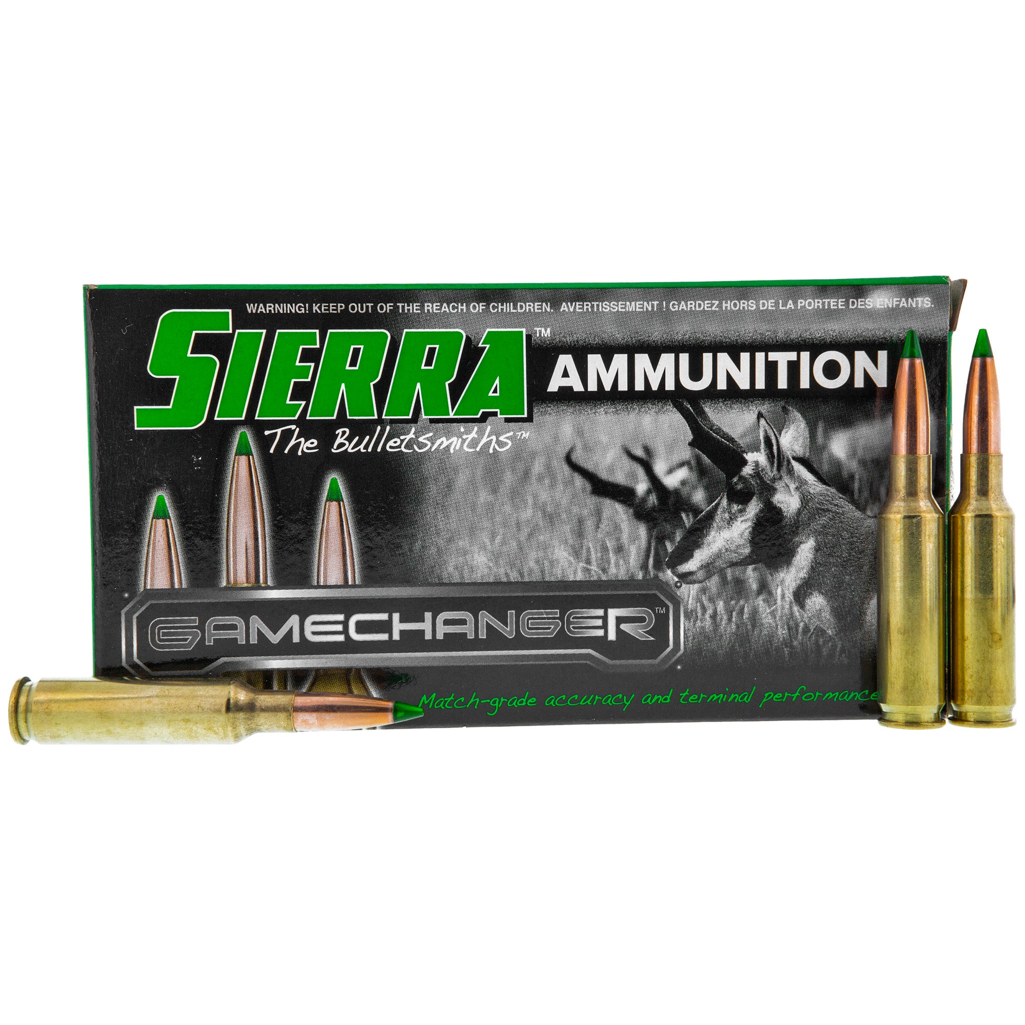 Sierra 6.5mm Creedmoor GameChanger Tipped GameKing 130 Grain 20/Box