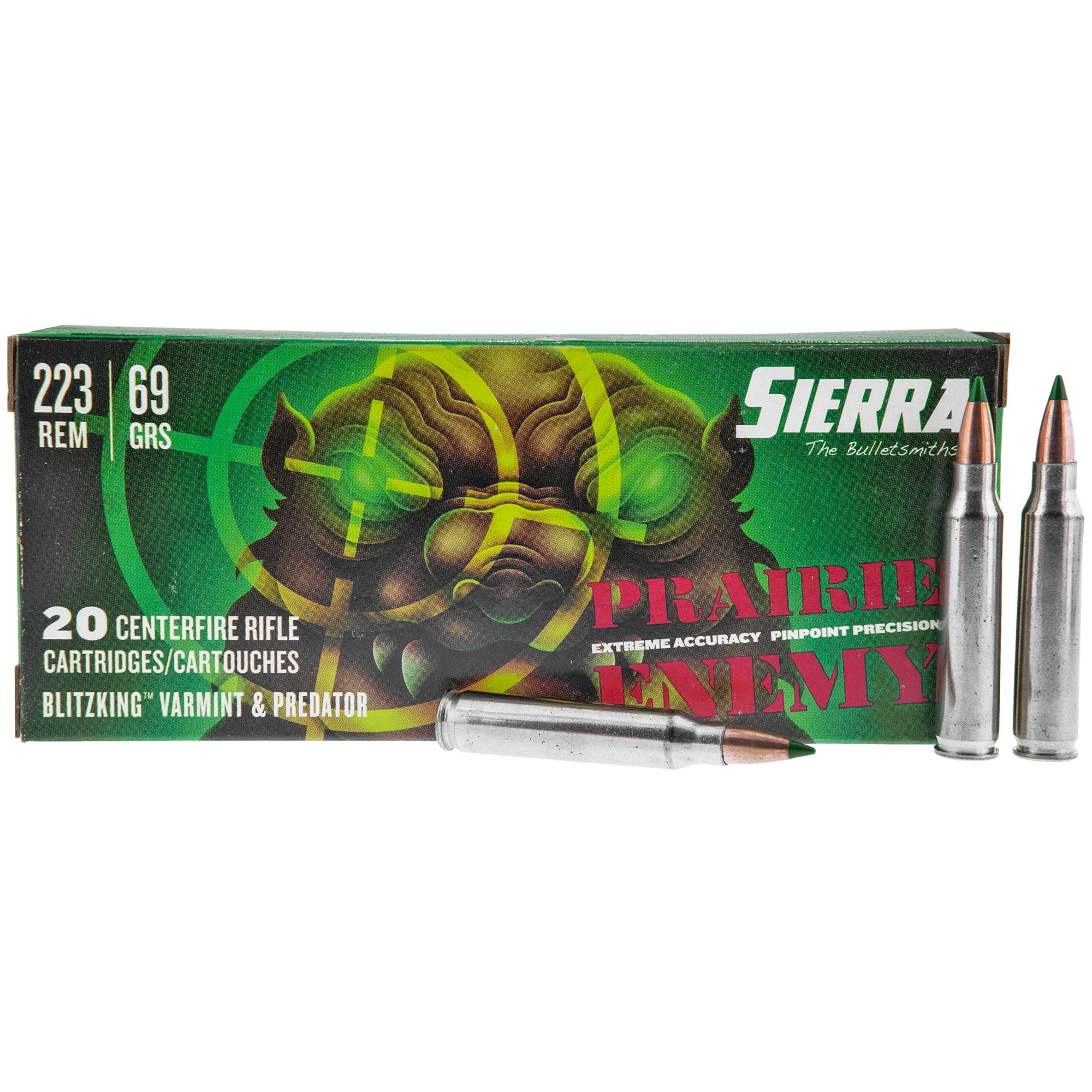 Sierra .223 Remington Prairie Enemy Sierra BlitzKing 69 Grain 20/Box