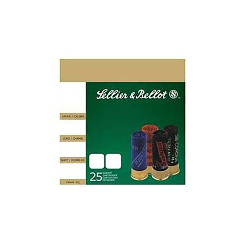 Sellier and Bellot 12 Gauge SB Buck Shot Hunting 12 Pellets 00 Buck 1-1/4 oz 2.75 in 25/Box