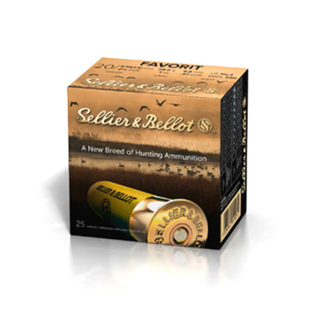 Sellier and Bellot 20 Gauge Favorit Hunting #2 Buck 1 oz 2.75 in 25/Box