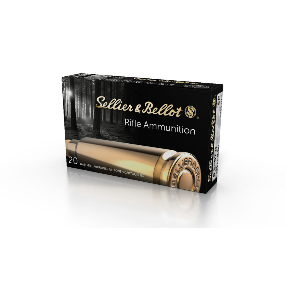 Sellier and Bellot 6.5X57mmR Rifle Soft Point 131 Grain 20/Box