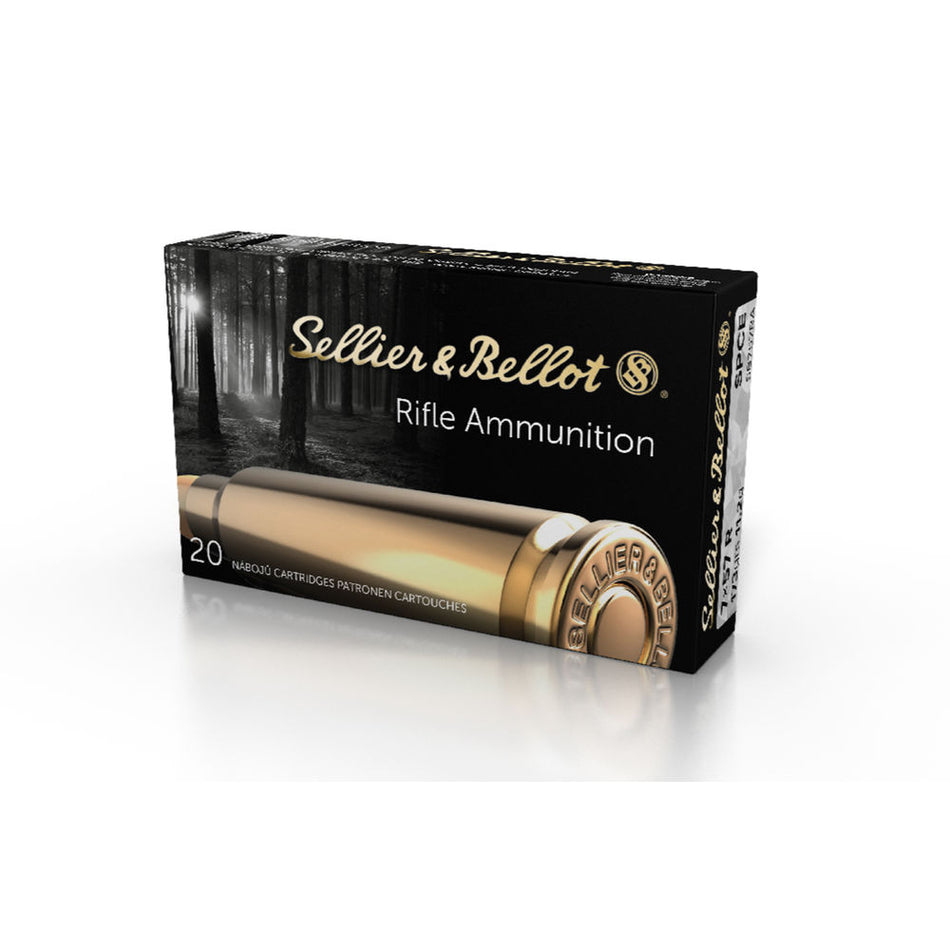 Sellier and Bellot 7x57mmR Rifle Soft Point Cut Through Edge 173 Grain 20/Box