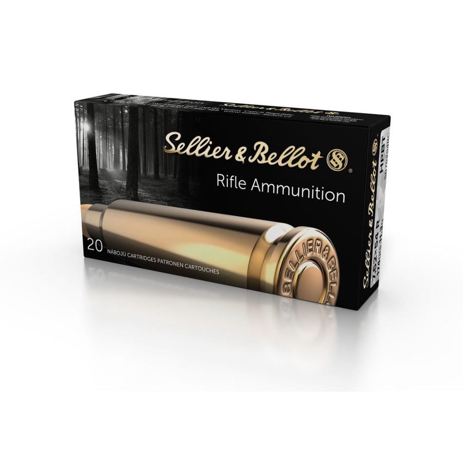 Sellier and Bellot 7.62x54mmR Rifle Hollow Point Boat Tail 174 Grain 20/Box