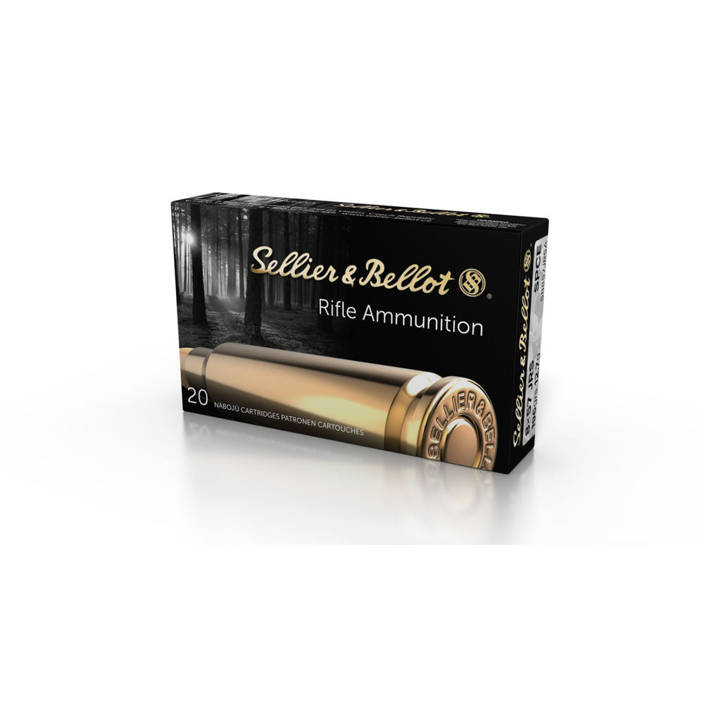 Sellier and Bellot 8x57mm JRS Rifle Soft Point Cut-Through Edge 196 Grain 20/Box