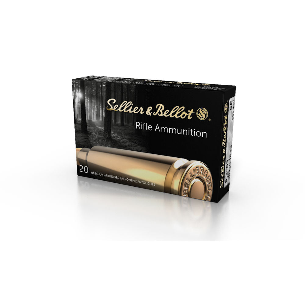 Sellier and Bellot 9.3x62mm Mauser Rifle Soft Point 285 Grain 20/Box
