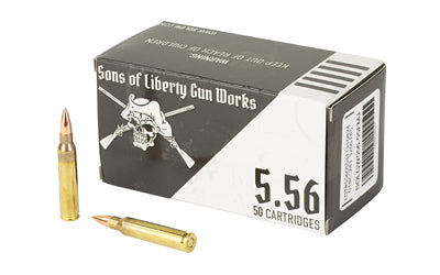 Sons of Liberty 5.56x45mm NATO  Full Metal Jacket 55 Grain 50/Box