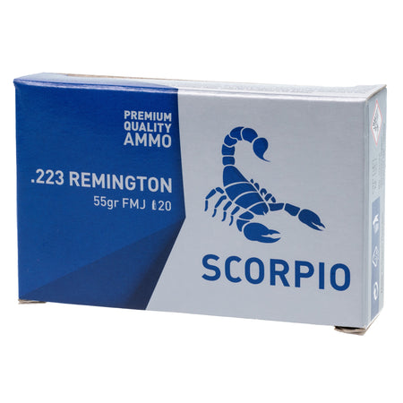 STV Scorpio 223 remington 55gr fmj 20 Per Box – 1000/Case