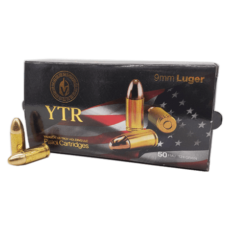 Troy 9mm Luger / Parabellum  Full Metal Jacket 124 Grain 50/Box