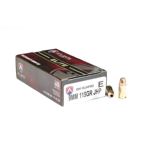 Atlanta Arms 9mm Luger / Parabellum Elite Jacketed Hollow Point 115 Grain 50/Box