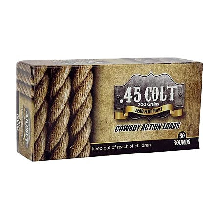 American Cowboy .45 Long Colt Handgun Lead Flat Nose 200 Grain 50/Box