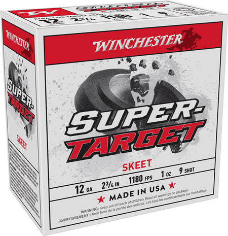 Winchester 12 Gauge Super-Target Xtra-Lite #9 1 oz 2.75 in 25/Box [Item 7164]
