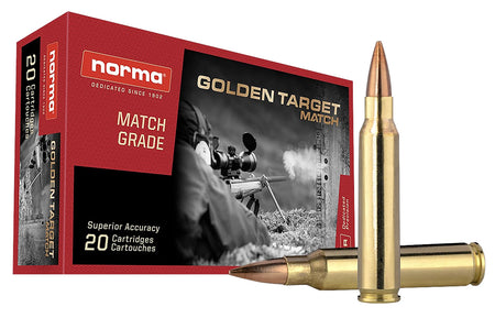 Norma .223 Remington Match Hollow Point Boat Tail 77 Grain 20/Box